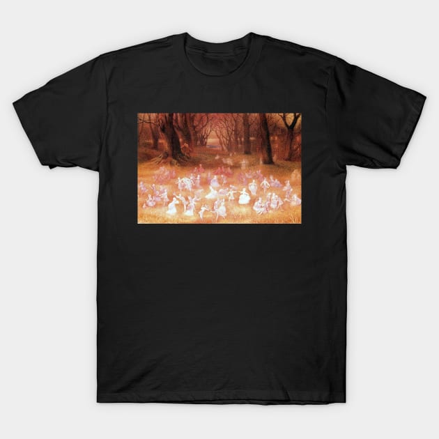 The Haunted Park - Richard Doyle T-Shirt by forgottenbeauty